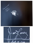 James Lovell Signed 20 x 16 Photo of Apollo 13s Damaged Service Module -- Lovell Adds, Houston, weve had a problem!